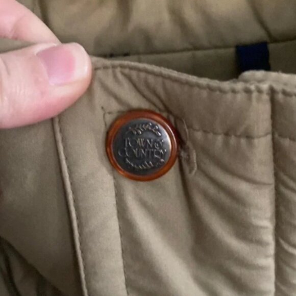 Vintage Town & Country Down Coat with Belt and Wide Collar - Picture 3 of 7